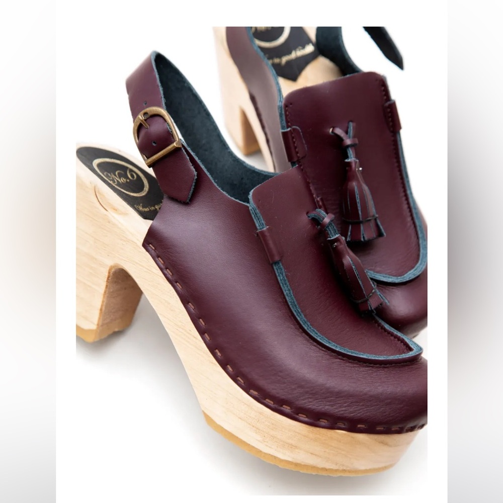 No.6 Coco Clog on Platform in Cordovan